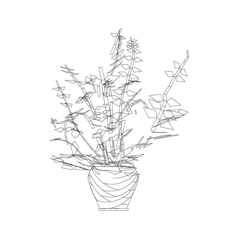 Planter 22 DWG CAD block thumbnail — accessories drawing
