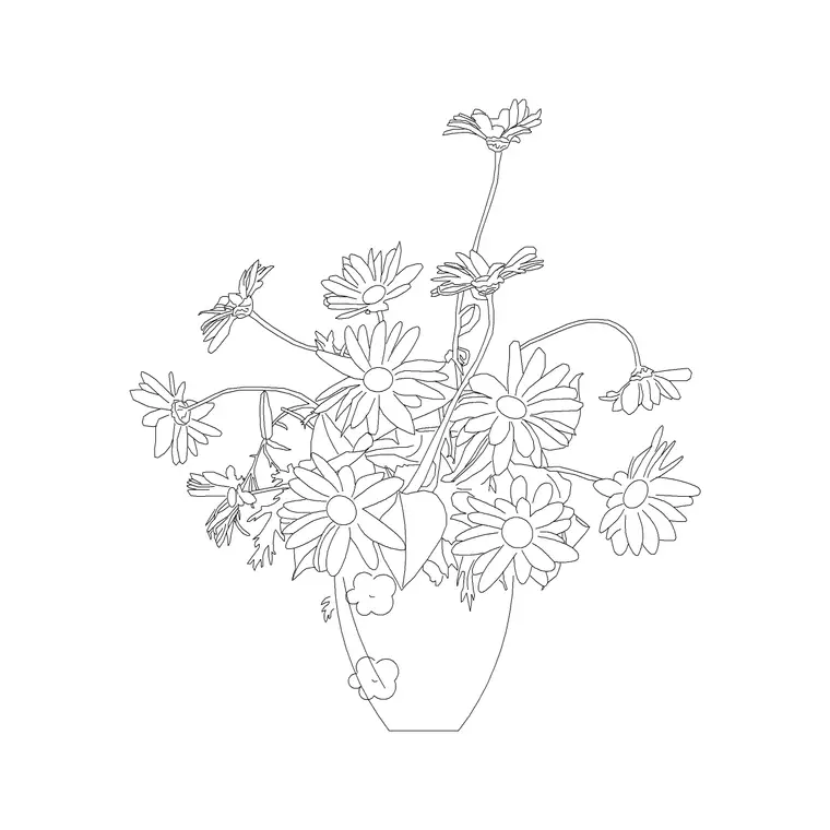 Planter 3 DWG CAD block thumbnail — accessories drawing