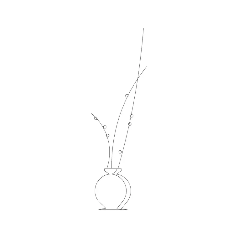 Planter 6 DWG CAD block thumbnail — accessories drawing