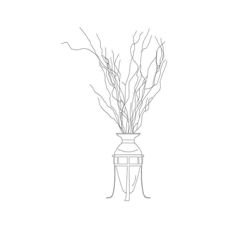 Planter 8 DWG CAD block thumbnail — accessories drawing