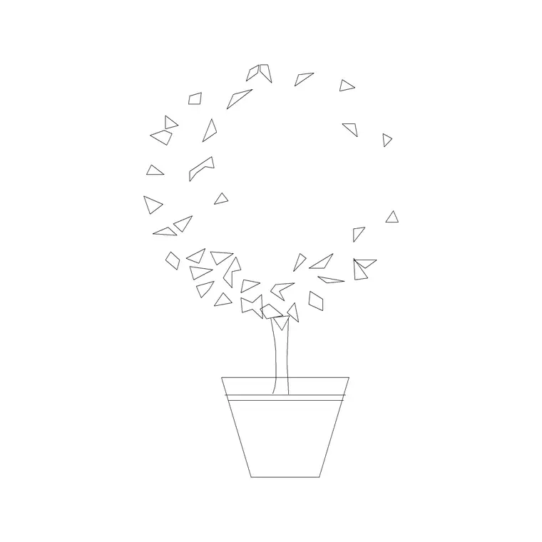 Planter 9 DWG CAD block thumbnail — accessories drawing