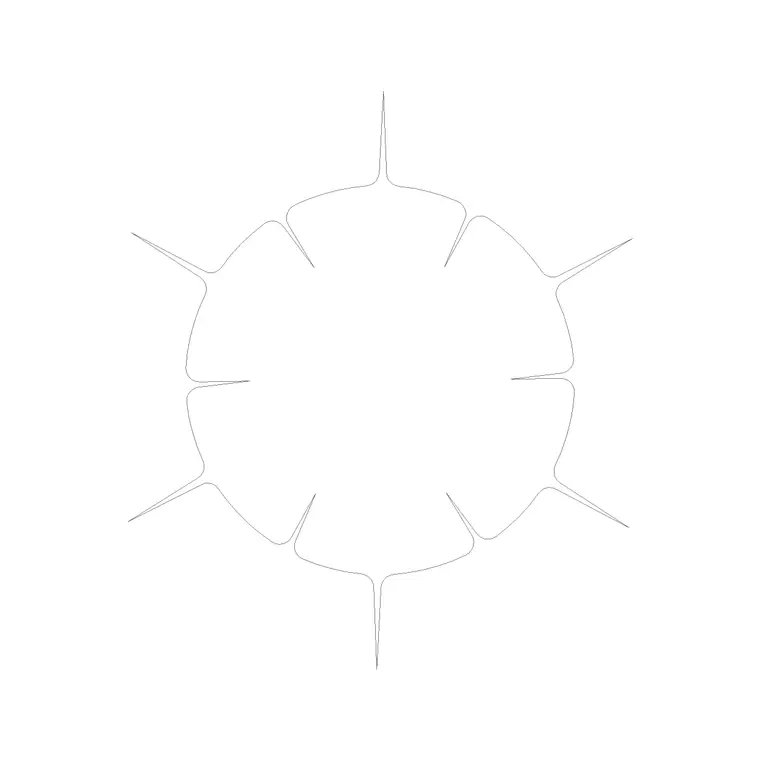Plants Plan (1) DWG CAD block thumbnail — trees & plants drawing