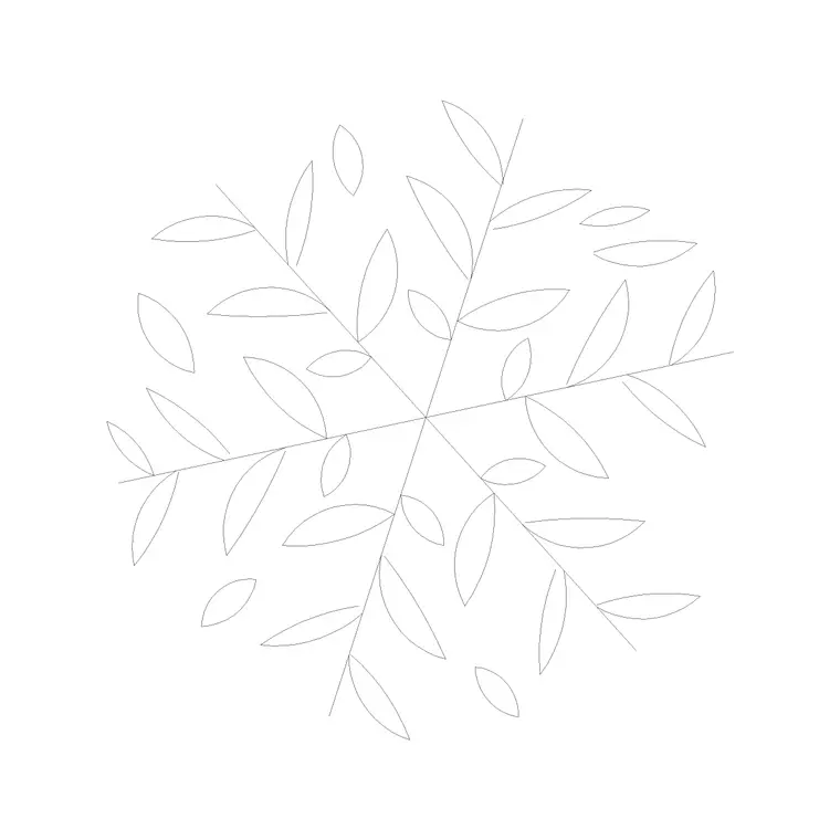 Plants Plan (11) DWG CAD block thumbnail — trees & plants drawing