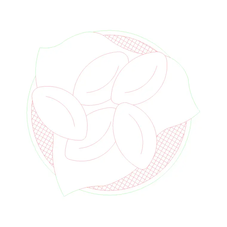 Plate DWG CAD block thumbnail — other cad blocks drawing