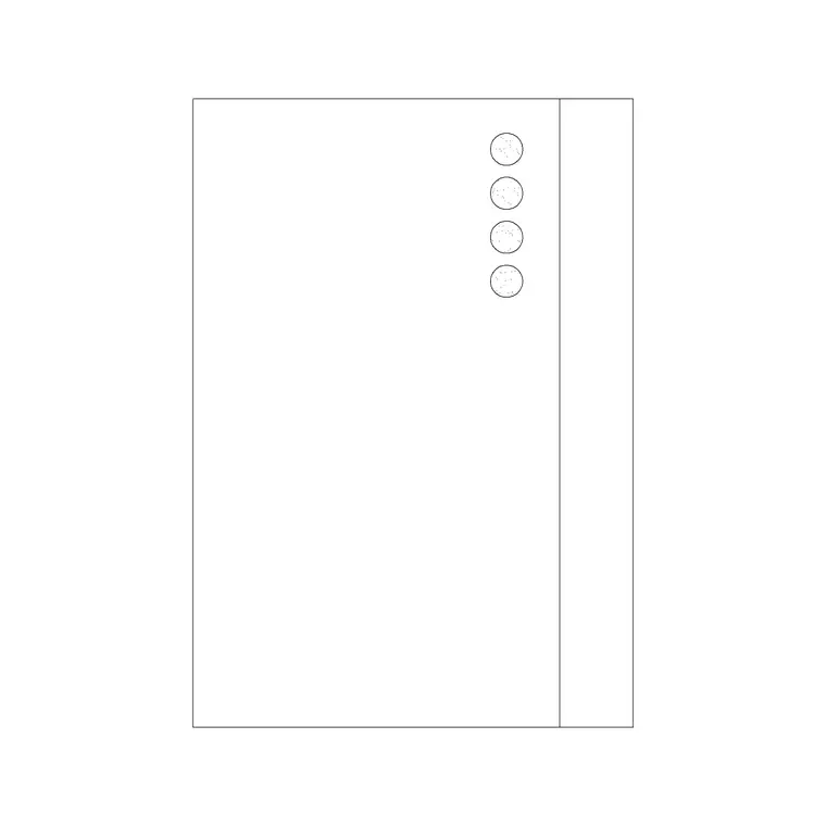 Random Art Frame 3 DWG CAD block thumbnail — accessories drawing
