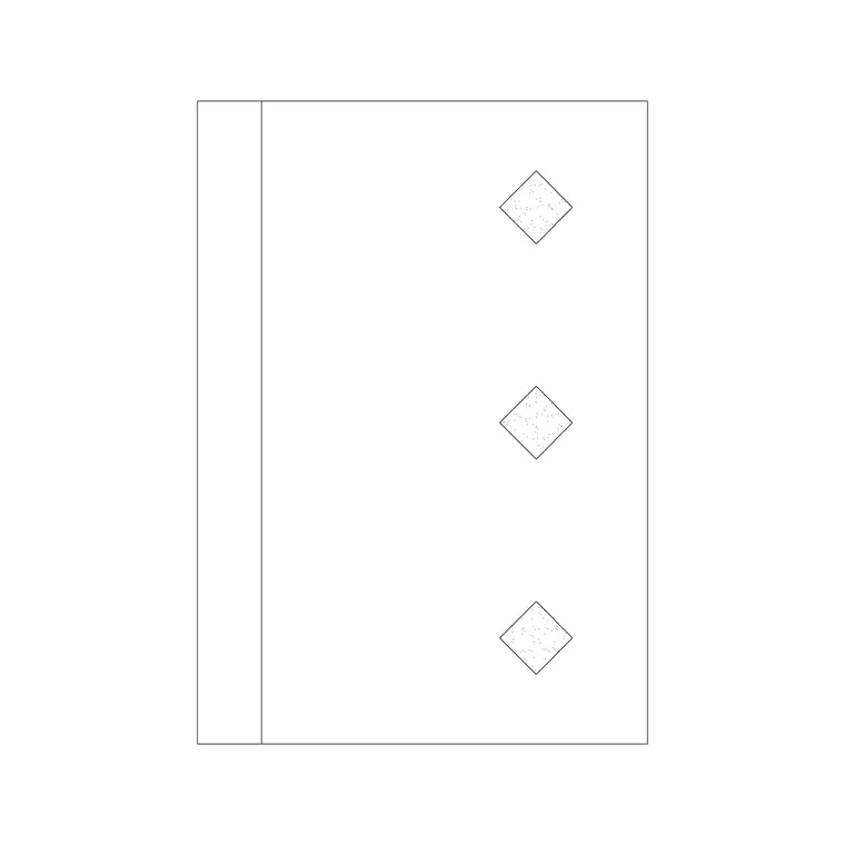 Random Art Frame 4 DWG CAD block thumbnail — accessories drawing