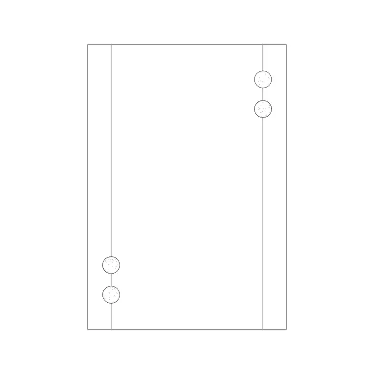 Random Art Frame 6 DWG CAD block thumbnail — accessories drawing