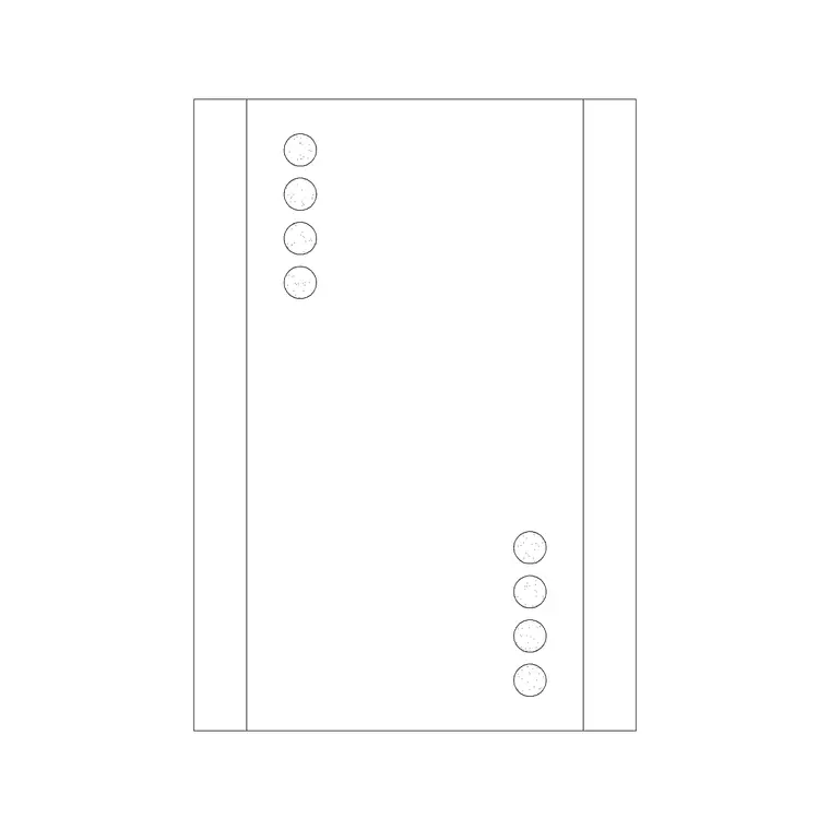 Random Art Frame 7 DWG CAD block thumbnail — accessories drawing