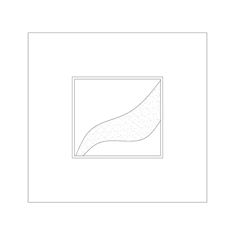 Random Art Frame 9 DWG CAD block thumbnail — accessories drawing