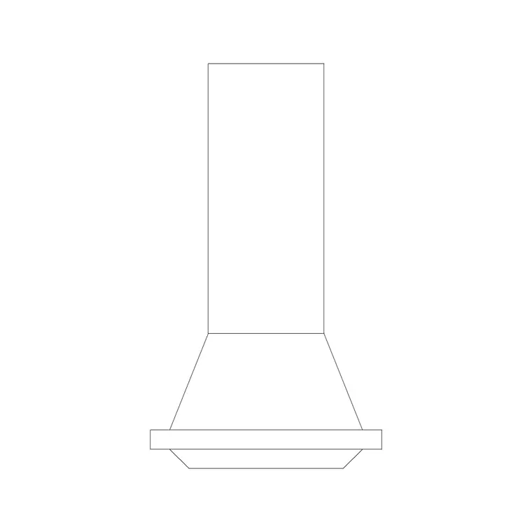Range Hood 1 DWG CAD block thumbnail — kitchen drawing