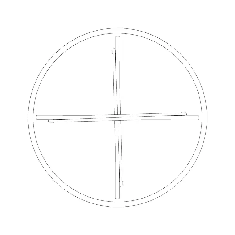 Ray S Pl DWG CAD block thumbnail — lighting drawing
