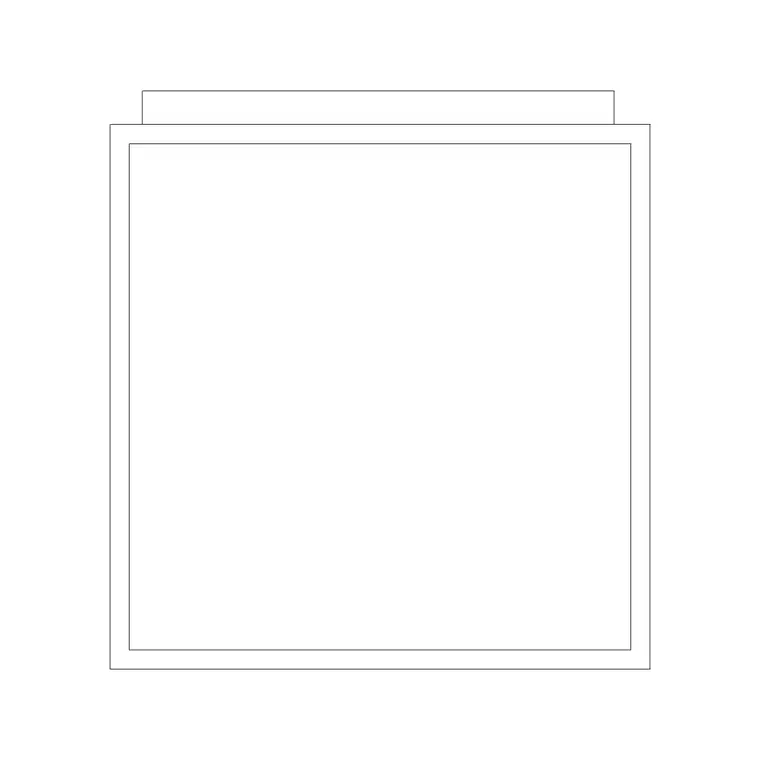 Refrigerator Plan 1 DWG CAD block thumbnail — kitchen drawing