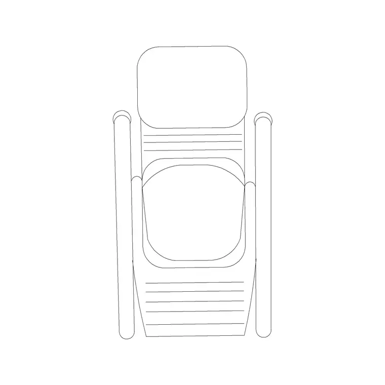 Relaxer 1 Outdoor Fur DWG CAD block thumbnail — outdoor drawing