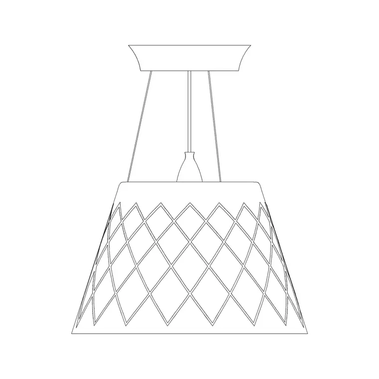 Romeo Louis Ii 1 El Lateral DWG CAD block thumbnail — lighting drawing
