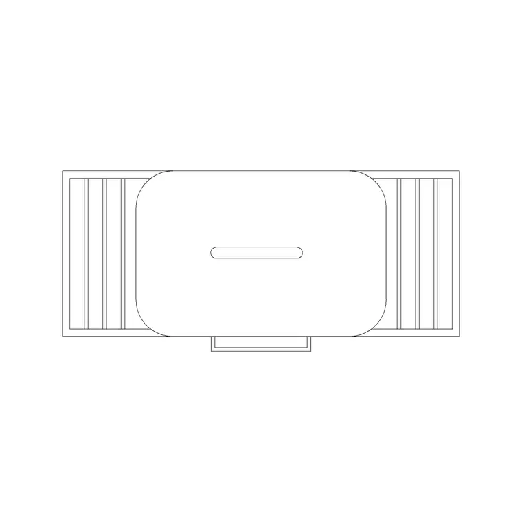 Room Heater 2 DWG CAD block thumbnail — outdoor drawing