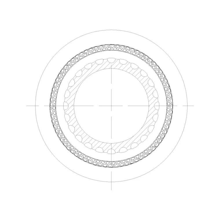 Round Column Plan (2) DWG CAD block thumbnail — other cad blocks drawing