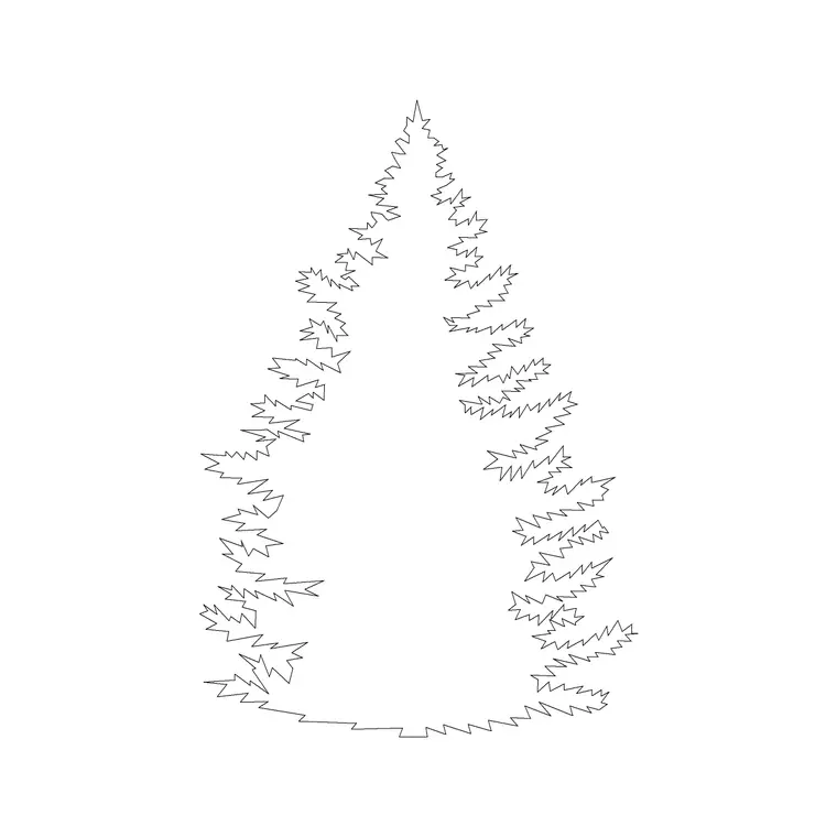 Shademaster Honeylocust DWG CAD block thumbnail — trees & plants drawing