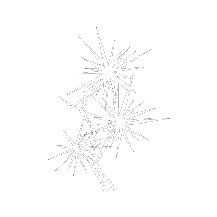Shrubs (11) DWG CAD block thumbnail — trees & plants drawing