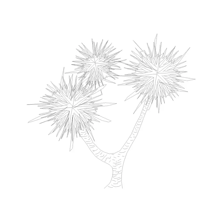 Shrubs (12) DWG CAD block thumbnail — trees & plants drawing