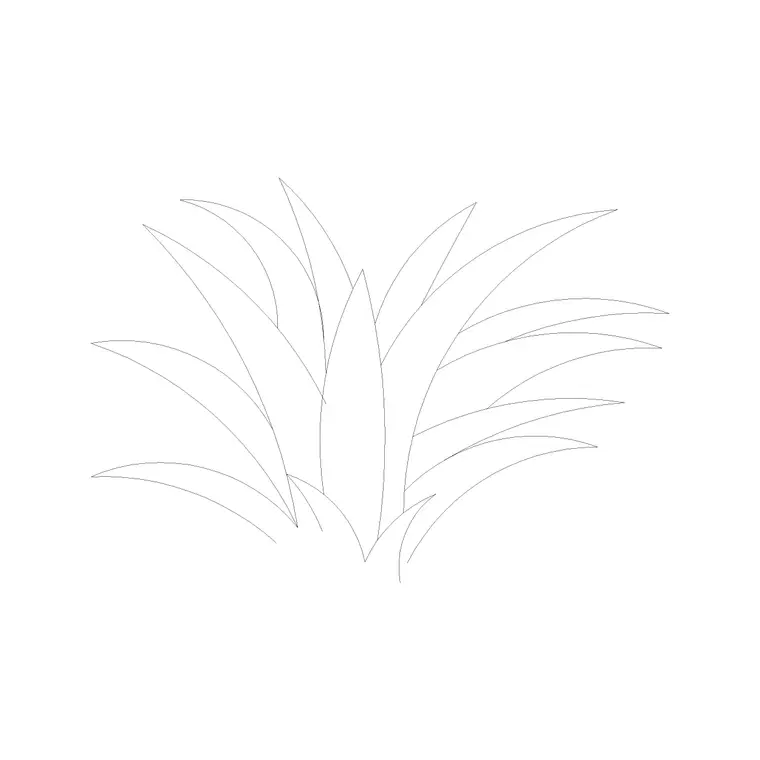 Shrubs (22) DWG CAD block thumbnail — trees & plants drawing