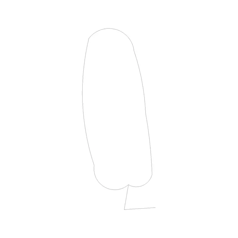 Shrubs (3) DWG CAD block thumbnail — trees & plants drawing