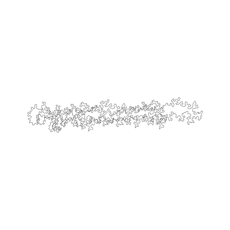 Shrubs Ele 14 DWG CAD block thumbnail — trees & plants drawing