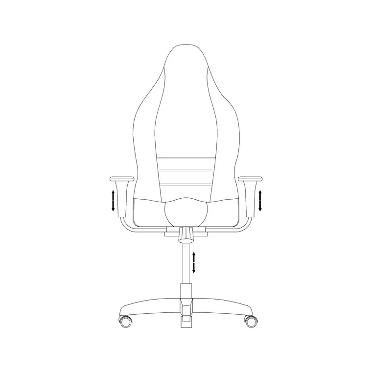 Single Seat Front Ele DWG CAD block thumbnail — furniture drawing
