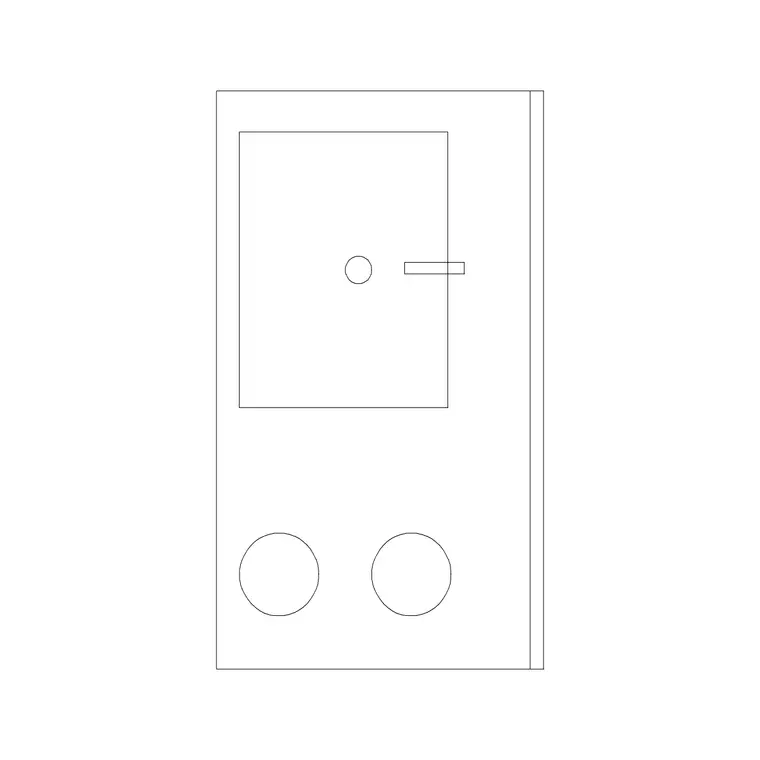 Sink Stove DWG CAD block thumbnail — sinks & faucets drawing