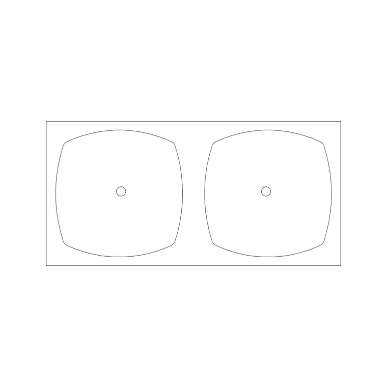 Sink10 DWG CAD block thumbnail — sinks & faucets drawing