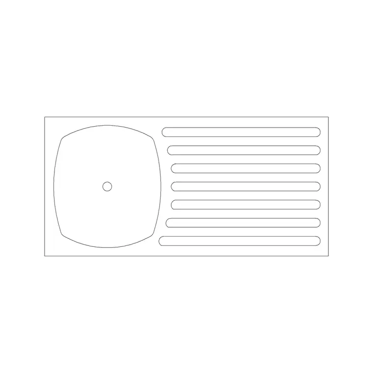 Sink12 DWG CAD block thumbnail — sinks & faucets drawing