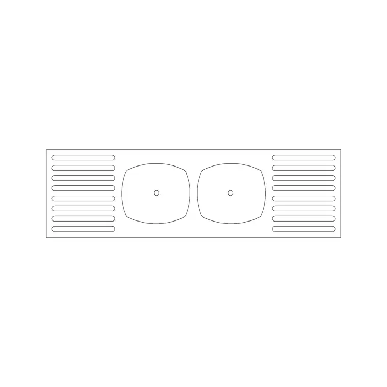 Sink8 DWG CAD block thumbnail — sinks & faucets drawing