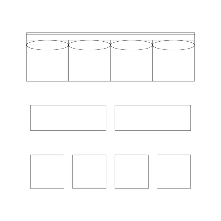 Sofa Set Plan 21 DWG CAD block thumbnail — furniture drawing