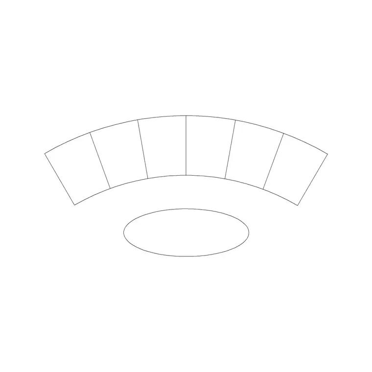 Sofa Set Plan 24 DWG CAD block thumbnail — furniture drawing