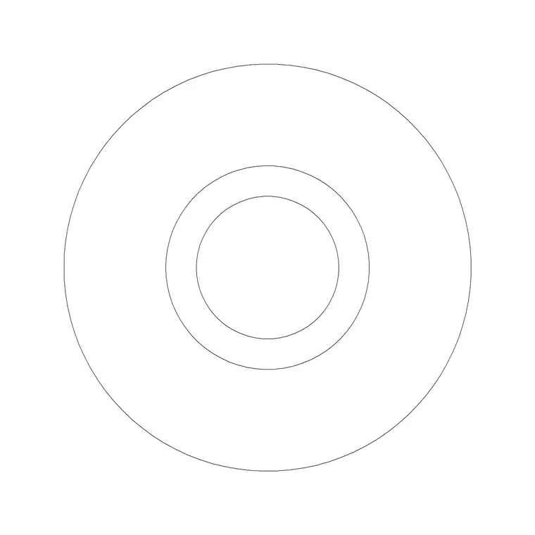 Stove 1 Burner Type A DWG CAD block thumbnail — kitchen drawing