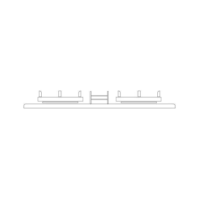 Stove Elevation 11 DWG CAD block thumbnail — kitchen drawing