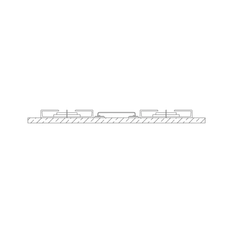 Stove Elevation 9 DWG CAD block thumbnail — kitchen drawing