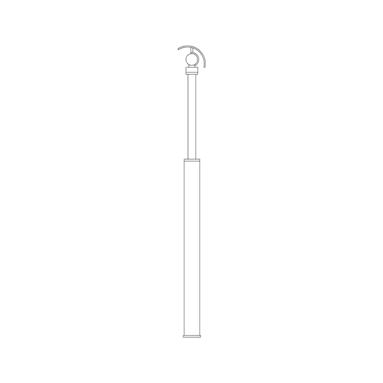 Street Light Elevation Designer DWG CAD block thumbnail — lighting drawing
