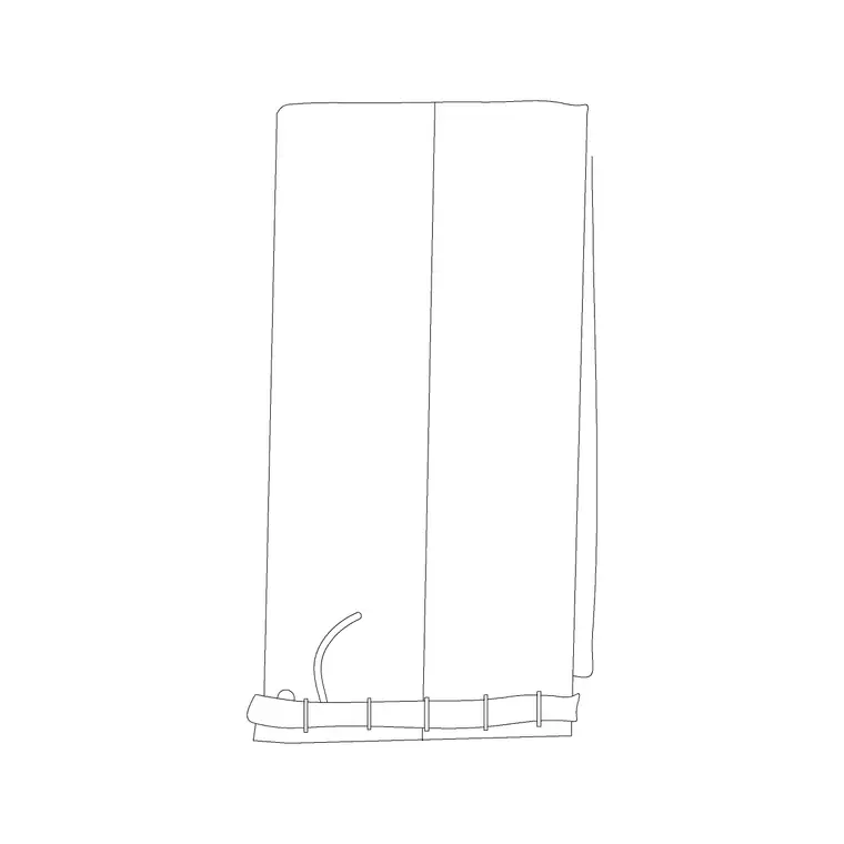 Suit Trouser DWG CAD block thumbnail — accessories drawing