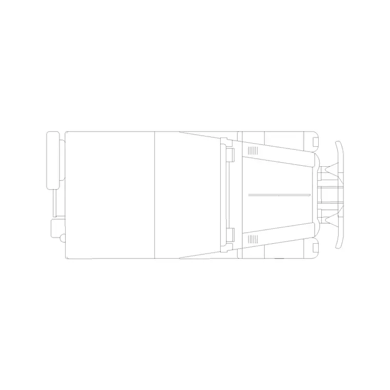 Super Car Plan (16) DWG CAD block thumbnail — vehicles drawing