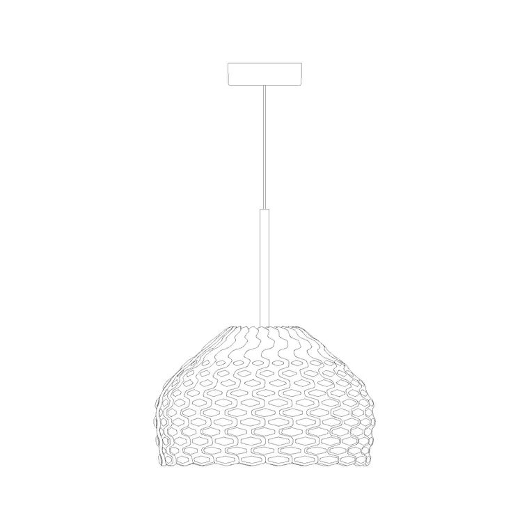 Suspended Light Ele (15) DWG CAD block thumbnail — lighting drawing