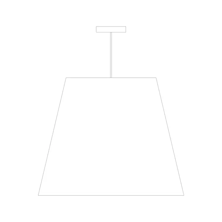 Suspended Light Ele (16) DWG CAD block thumbnail — lighting drawing
