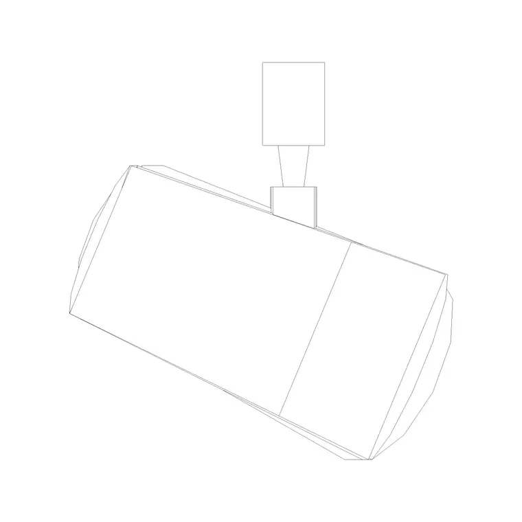 Suspended Light Ele (21) DWG CAD block thumbnail — lighting drawing