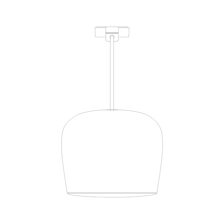 Suspended Light Ele (33) DWG CAD block thumbnail — lighting drawing
