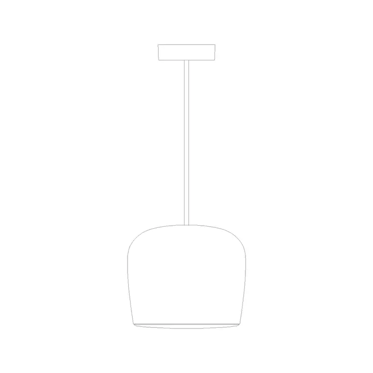 Suspended Light Ele (35) DWG CAD block thumbnail — lighting drawing
