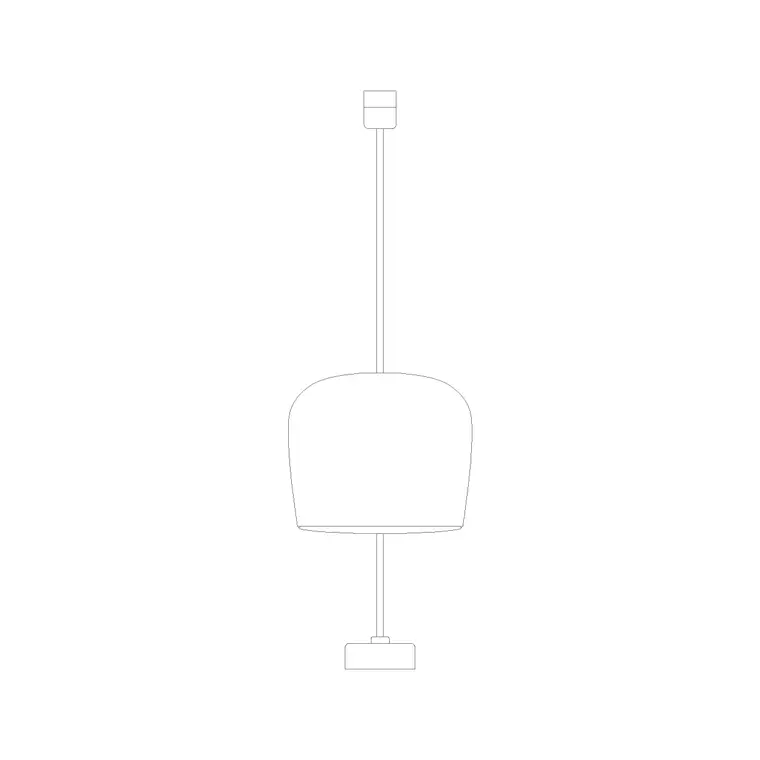 Suspended Light Ele (36) DWG CAD block thumbnail — lighting drawing
