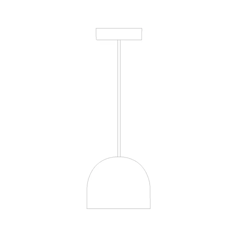 Suspended Light Ele (44) DWG CAD block thumbnail — lighting drawing