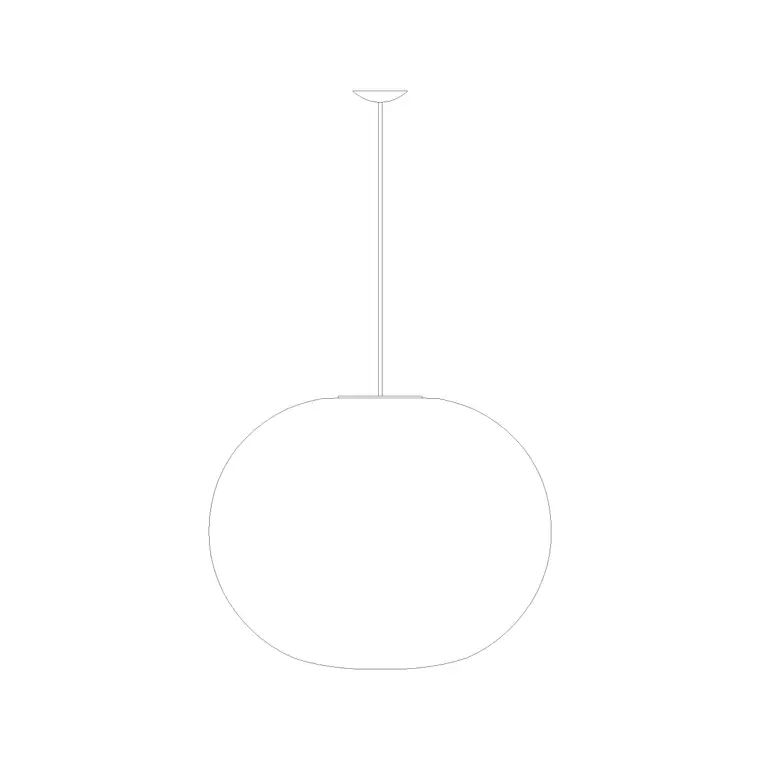 Suspended Light Ele (45) DWG CAD block thumbnail — lighting drawing