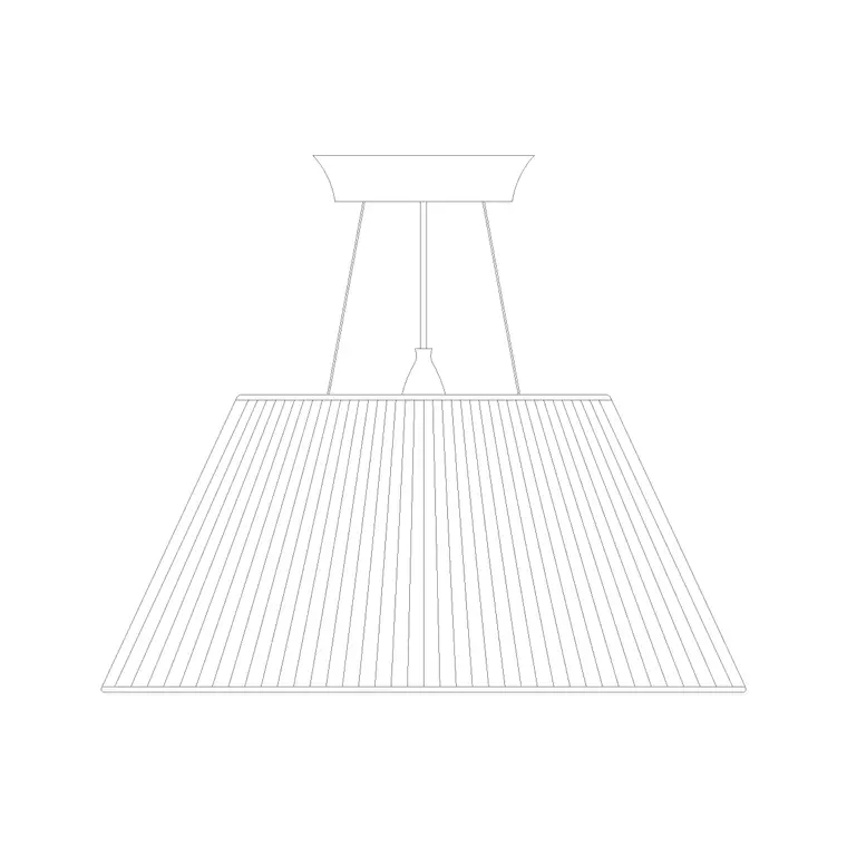 Suspended Light Ele (48) DWG CAD block thumbnail — lighting drawing