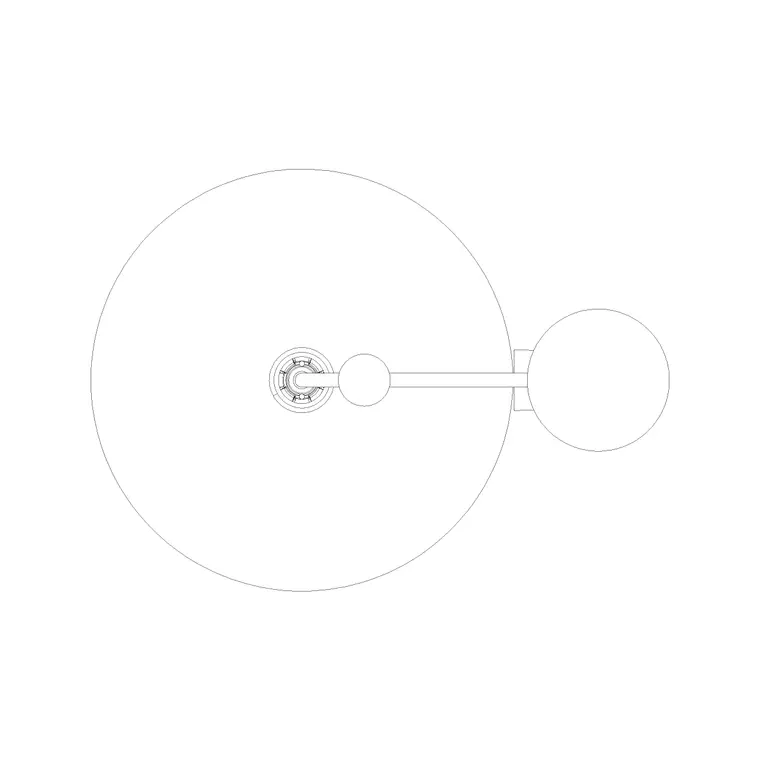 Suspended Light Plan (15) DWG CAD block thumbnail — lighting drawing