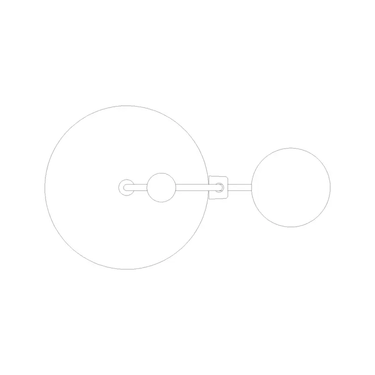 Suspended Light Plan (16) DWG CAD block thumbnail — lighting drawing
